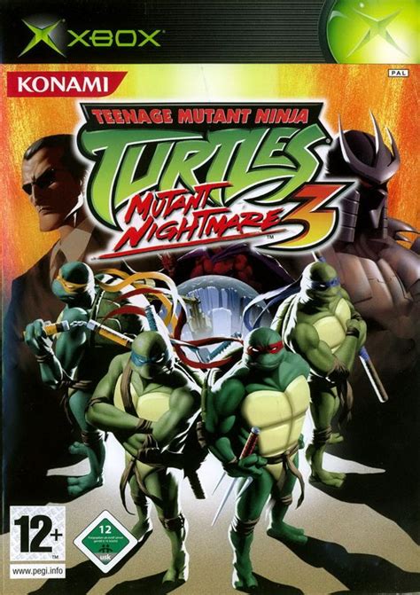 Teenage Mutant Ninja Turtles 3 Mutant Nightmare 2005 Xbox Box Cover