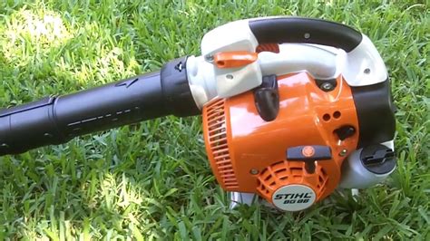 Put the cap on the gas can and shake it well to mix the oil and. Stihl BG 86 Leaf Blower | Doovi