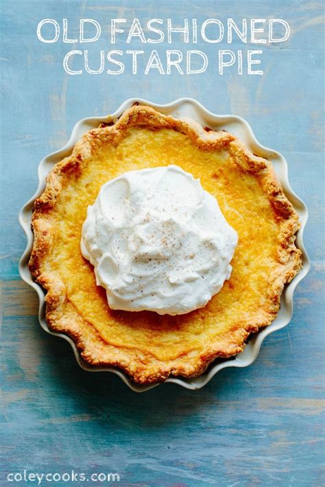 Yes, it does not look like a fancy work of art, but the flavor! Old Fashioned Custard Pie | Recipe | Fruit dessert recipes ...