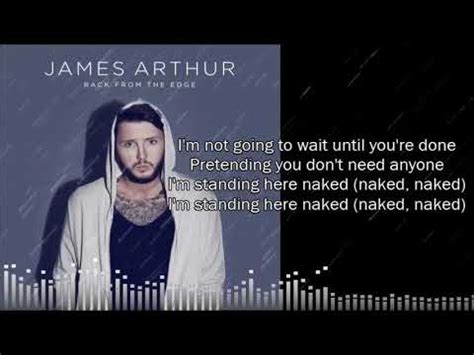 James Arthur Naked Lyric YouTube
