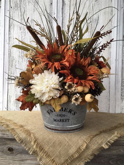 56 Faux Flower Fall Arrangements For Indoors And Outdoors Digsdigs