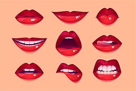 Labios Vector Art Icons And Graphics For Free Download