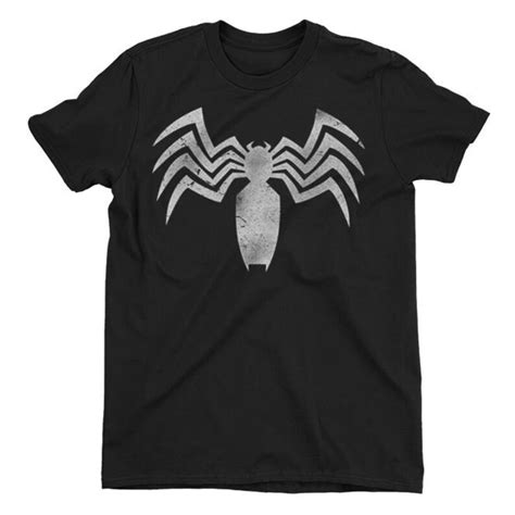 Venom Spider Logo Camiseta Negra De Manga Corta Para Hombre Etsy