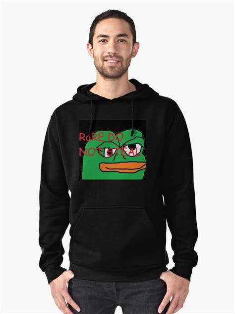 Custom Rare Pepe Pullover Hoodie By Vict7436 Redbubble