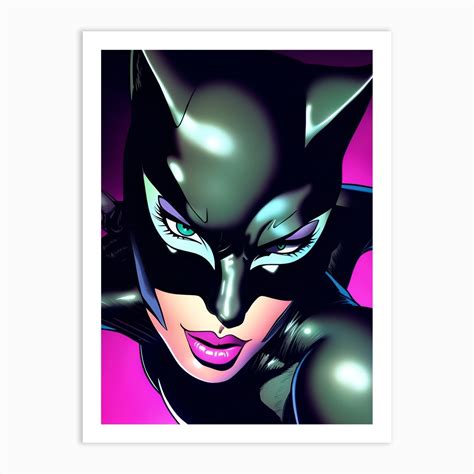Catwoman Art Print By Digitalvistagoods Fy