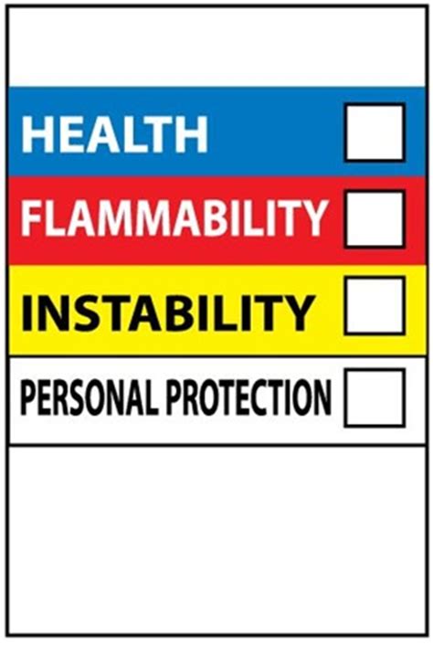 We have a collection of predesigned hmis labels you can easily download and print. Right to Know, Hazard Communication Labels