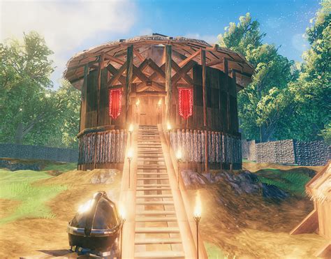 My Round house Valheim Build