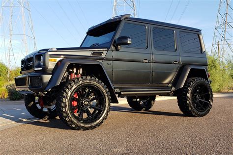 Lifted Mercedes G Class Goes In Style Wearing Matte Black Exterior