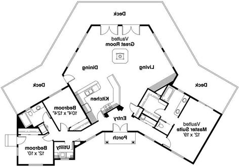 Forsythia Hexagonal Home Plans Floor Plan Home Building
