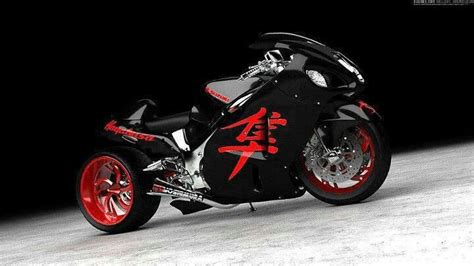 Custom Black And Red Motorcycle ~ Custom Motorcycle