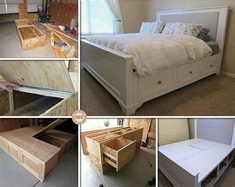 Boxspringbetten mit schublade eher klassisch präsentieren sich boxspringbetten mit schublade. Ein Bett mit Schubladen darunter selbst bauen | Zuhause ...