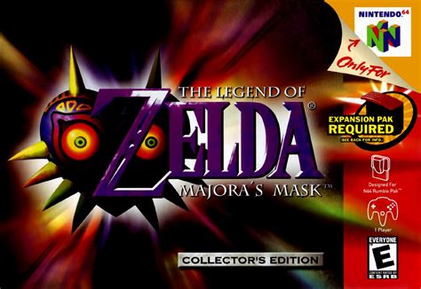 Legend Of Zelda The Majoras Mask For Nintendo 64 The Video Games