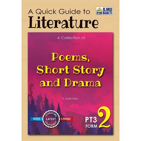 A Quick Guide To Literature Poems Short Story And Drama Form 2 Shopee Malaysia