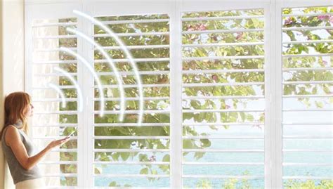 Luxaflex polysatin shutters are colour fast. About PowerView® Motorization - Hancock Park, Los Feliz, CA