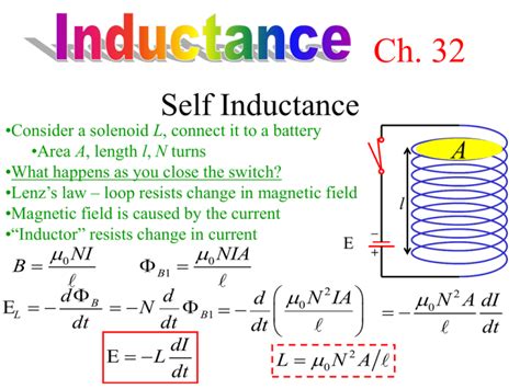 Ch 32 Self Inductance A