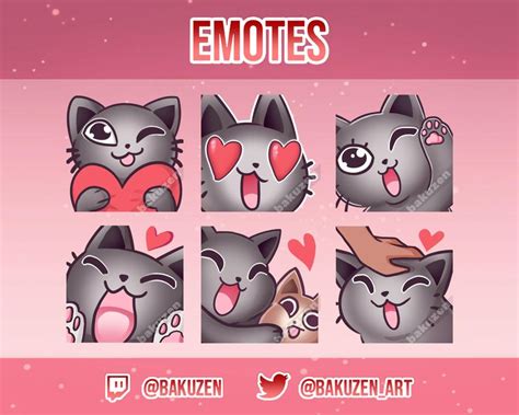 If you are looking to report a discord chat emergency or internal discord app terms of service violation. Black Cat Emote Pack for Twitch Discord Love Set Cute ...