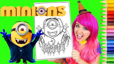 Currently, we advise minion halloween coloring pages for you, this post is similar with three monkey coloring pages. Coloring Halloween Minions Vampire Coloring Book Page ...