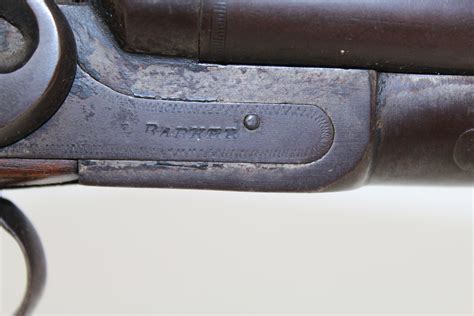 Belgian T Barker Double Barrel Hammer Shotgun C R Antique Ancestry Guns