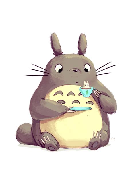 Totoro Print Totoro Totoro Art Totoro Drawing