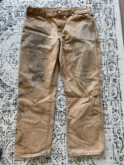 Dickies Vintage Washed Dickie Cargo Pants Grailed