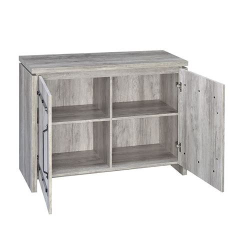 Rustic Grey Accent Cabinet By Coaster Furniture Furniturepick
