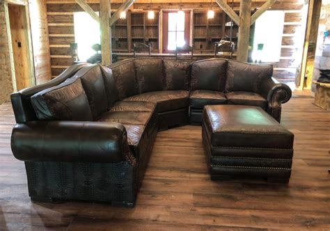 Western Leather Sectional Couches Odditieszone