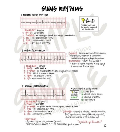 Ecg Rhythm Recognition And Interpretation Packet Ecg Rhythms Nurse