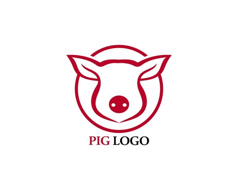 Pig Face Silhouette Vector Art Icons And Graphics For Free Download