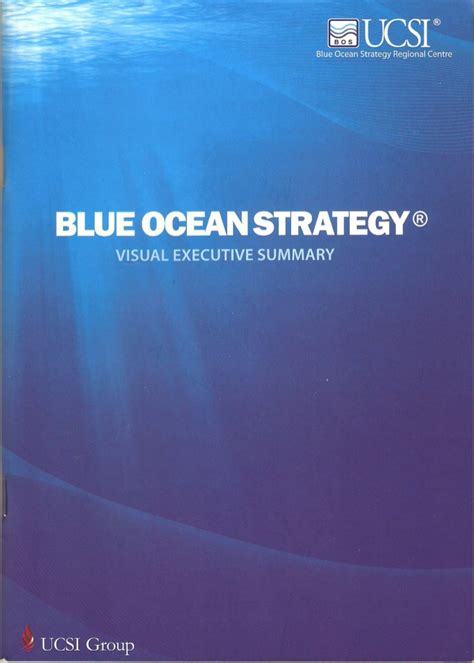 Instead, pick up the key ideas now. Blue ocean strategy (visual executive summary)