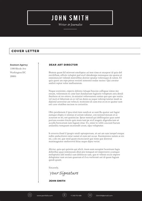 Microsoft Word Sleek Cover Letter