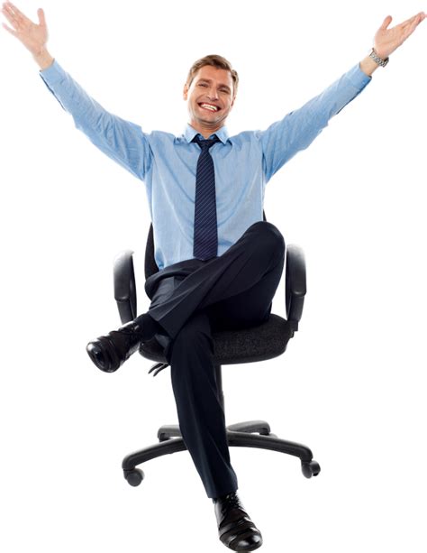 Sitting Man Chair Png Png All Png All