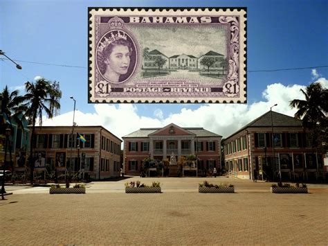 Photo Ops Philatelic Photograph Parliament Square Nassau Bahamas