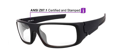 Amarillo Rx Safety Glasses Ansi Z871 Certified