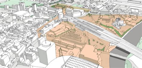 Cardiff Central Masterplan Wales Redevelopment E Architect