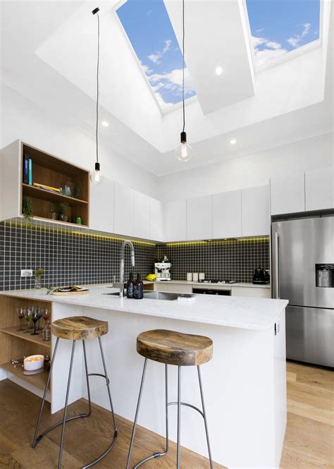 See more ideas about kitchen extension, kitchen inspirations, kitchen design. Kitchen Gallery | VELUX | Skylight living room, Skylight ...