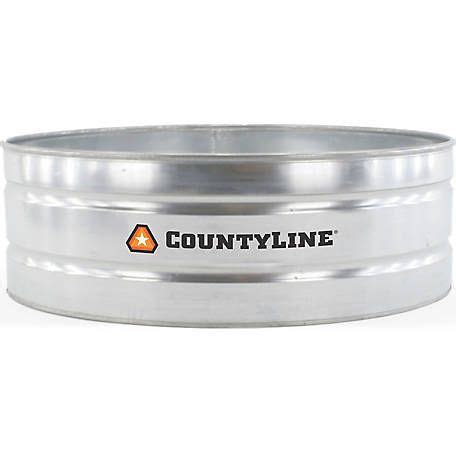 High pressure automatic polyurethane foaming layer, density of reliably maintains a large supply of hot water. CountyLine Large Galvanized Round End Stock Tank, 6 ft. W ...