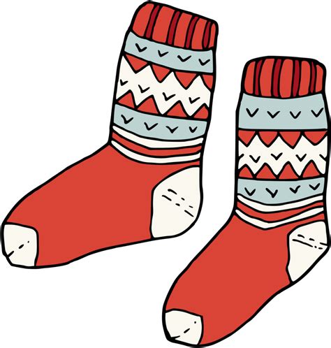 Cartoon Socks Png Free Logo Image