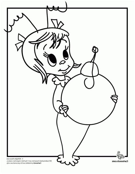Top 9 Cindy Lou Who Coloring Page Up To Date