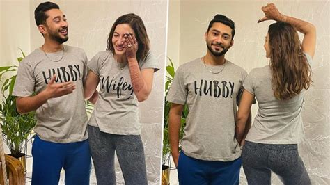 Just Married Gauahar Khan And Zaid Darbar Share Their First Picture Post The Wedding As They