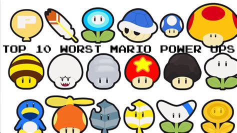 Top 10 Worst Mario Power Ups Old Youtube