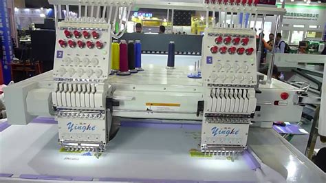 Yinghe 2 Heads Embroidery Machine Yh 902 Youtube