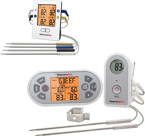 Thermopro Tp25 500ft Wireless Bluetooth Meat Thermometer