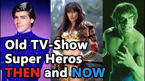 80s And 90s Most Popular Superhero Tv Shows Main Characters Then And Now Youtube