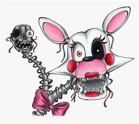 How To Draw Mangle From Five Nights At Freddy S Reall