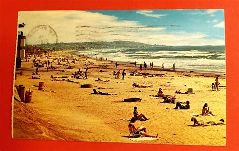 San Diego Ca 1977 Photo Postcard Pacific Coast Fun In The Sun Rare