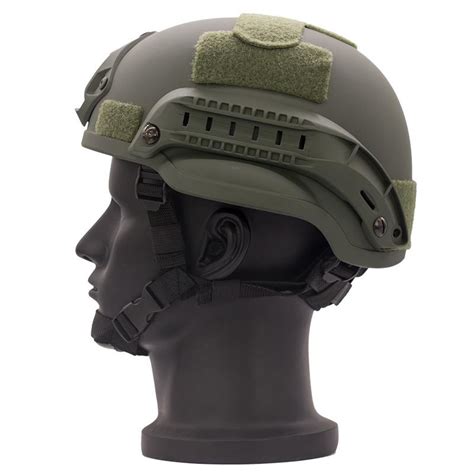 Mich 2002 Ach Tactical Helmet 1320 With Nvg Mount And Side Rail