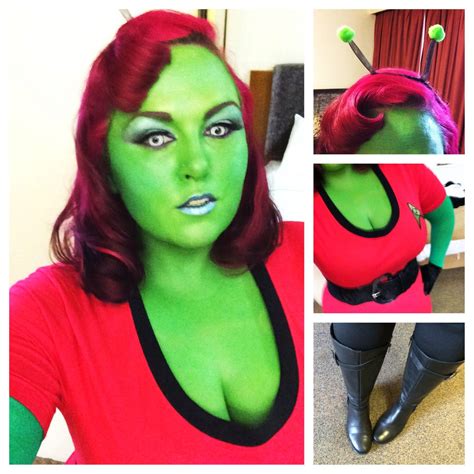 Cosplay A Little On The Green Side Quirky And Curvy Girl Alien