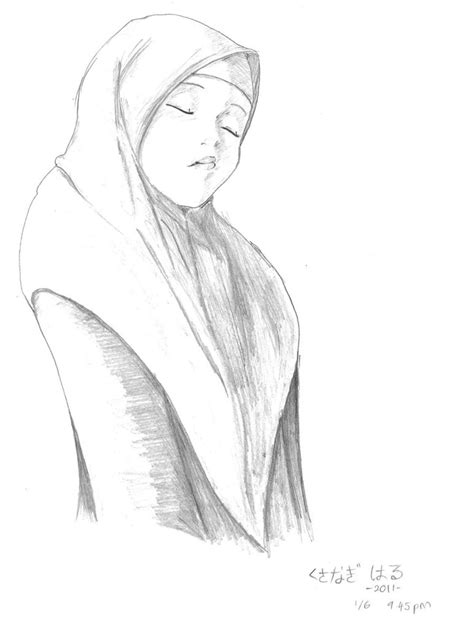 Hijab Drawing At Getdrawings Free Download