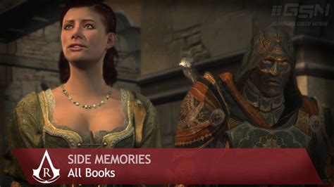 Assassin S Creed Revelations Side Memories All Books Youtube
