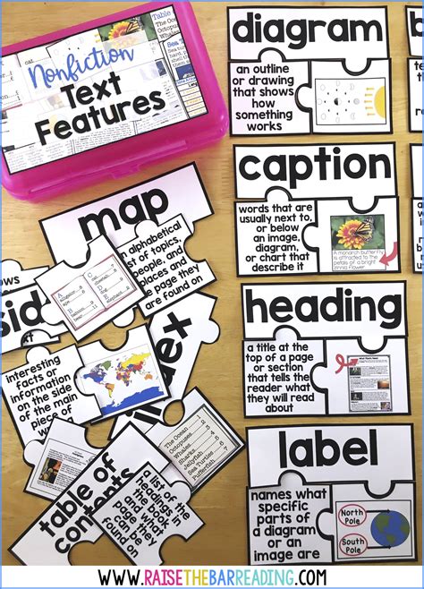 5 Ways to Practice Nonfiction Text Features - Raise the Bar Reading